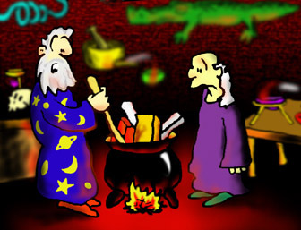 Alchemists Cartoon